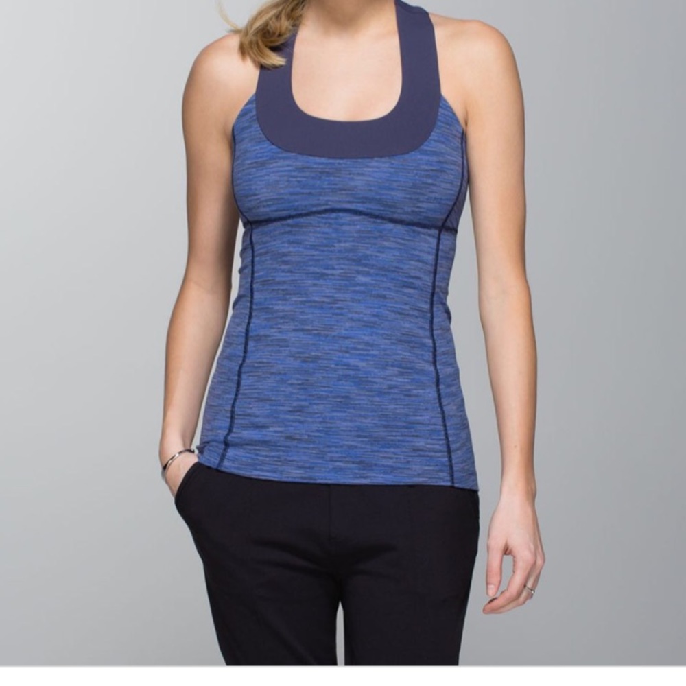 Lululemon Scoop Neck Razorback Tank with Bra